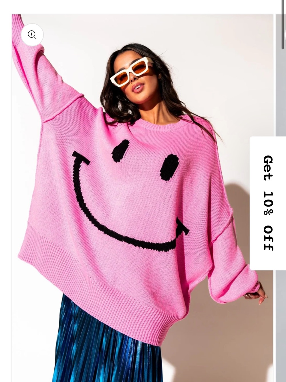Dressed in Lala Seratonin Smile Pullover Bubblegum Pink